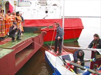 19 мая. Красная пристань в Архангельске. Отдать концы